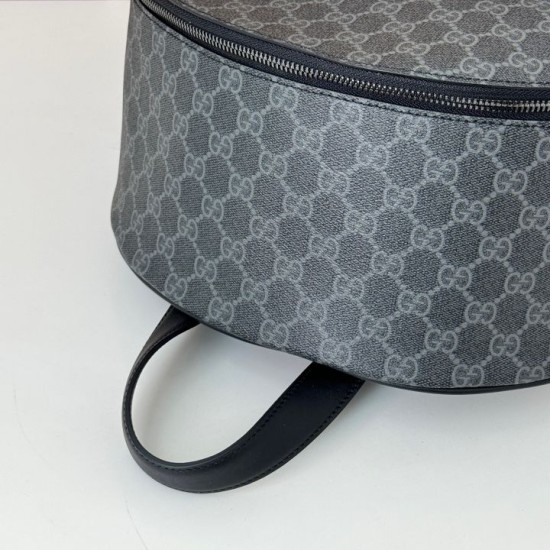 Replica Gucci 821159 GG Emblem medium backpack Black