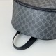 Replica Gucci 821159 GG Emblem medium backpack Black