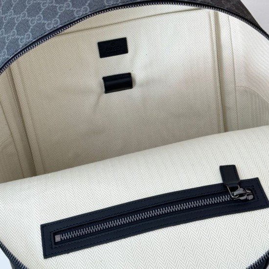 Replica Gucci 821159 GG Emblem medium backpack Black