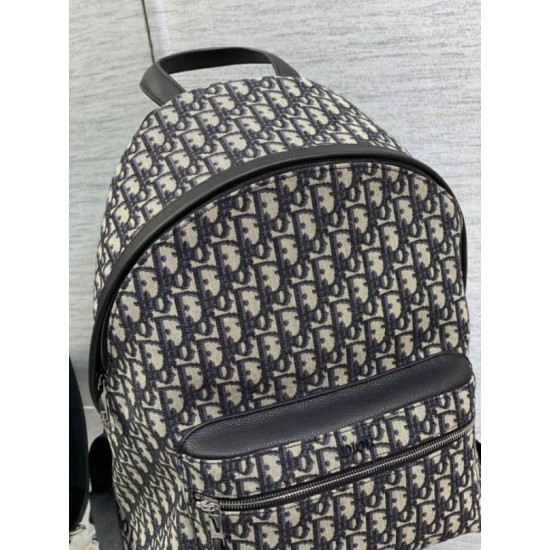 Replica Dior Rider Backpack Dior Oblique Jacquard Beige /Black Replica Dior Rider Backpack Dior Oblique Jacquard Beige /Black