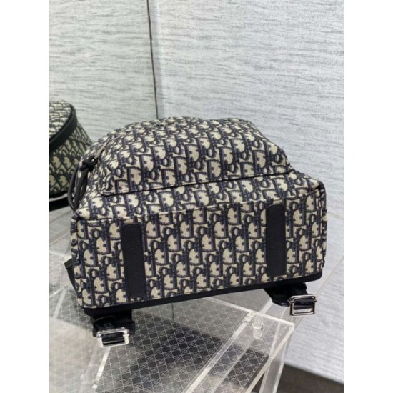 Replica Dior Rider Backpack Dior Oblique Jacquard Beige /Black Replica Dior Rider Backpack Dior Oblique Jacquard Beige /Black