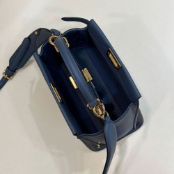 Replica Fendi Mini Iconic Peekaboo Bag Blue