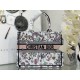 Replica Dior Medium Book Tote Bag Toile de Jouy Flower Embroidery White/Blue Replica Dior Medium Book Tote Bag Toile de Jouy Flower Embroidery White/Blue
