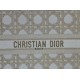 Replica Dior Medium/Large Book Tote Bag Oversized rattan embroidery White/Gold Replica Dior Medium/Large Book Tote Bag Oversized rattan embroidery White/Gold