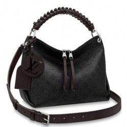 Fake Louis Vuitton Beaubourg Hobo MM Mahina Leather M56073 Replica