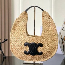 Best Replica Celine Hobo Classic Basket Bag 112772 Black/Coffee