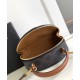 Best Replica Celine Logo Print Half Moon Box Bag 10K642 Coffee