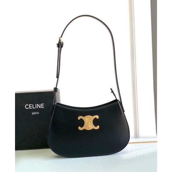 Fake Celine Tilly Medium Best Replica Bag 115703 Black