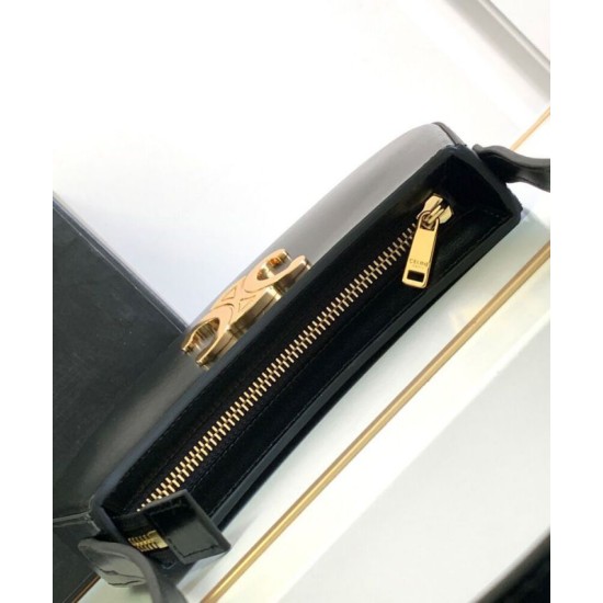Fake Celine Tilly Medium Best Replica Bag 115703 Black