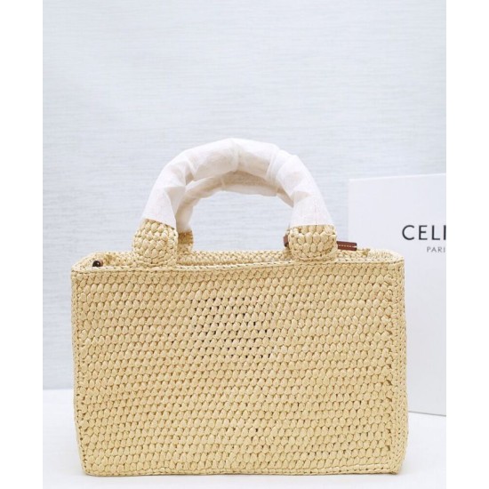 Replica Celine Cabas Thais Small Raffia Bag 116302 Coffee Replica Celine Cabas Thais Small Raffia Bag 116302 Coffee