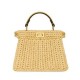 Replica Fendi Peekaboo Sand Leather And Interlaced Fibre Bag 8BN335 Apricot Replica Fendi Peekaboo Sand Leather And Interlaced Fibre Bag 8BN335 Apricot