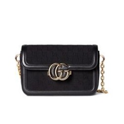 Fake Gucci Go Small Replica Gucci Shoulder Bag 826761 Black