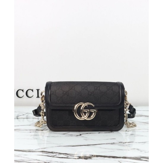 Fake Gucci Go Small Replica Gucci Shoulder Bag 826761 Black Fake Gucci Go Small Replica Gucci Shoulder Bag 826761 Black