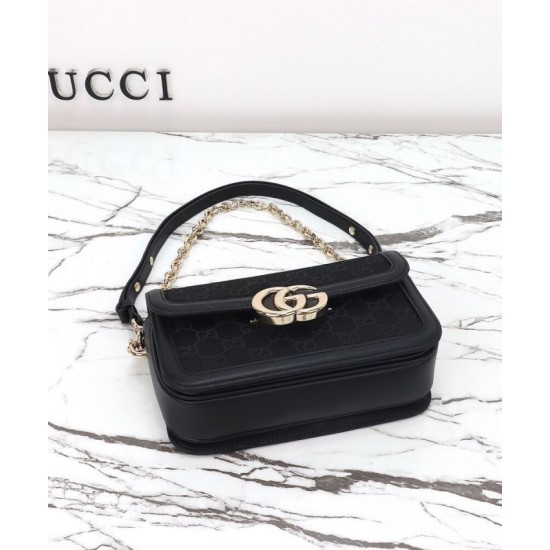 Fake Gucci Go Small Replica Gucci Shoulder Bag 826761 Black Fake Gucci Go Small Replica Gucci Shoulder Bag 826761 Black