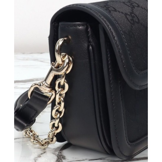 Fake Gucci Go Small Replica Gucci Shoulder Bag 826761 Black Fake Gucci Go Small Replica Gucci Shoulder Bag 826761 Black