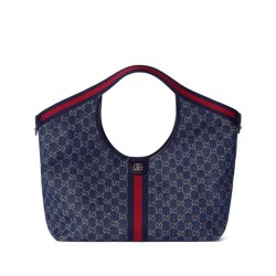Fake Gucci Giglio Large Best Replica Tote Bag 853971 Blue