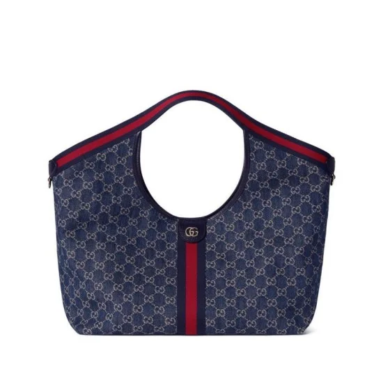 Fake Gucci Giglio Large Best Replica Tote Bag 853971 Blue Fake Gucci Giglio Large Best Replica Tote Bag 853971 Blue