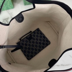 Fake Gucci Giglio Large Best Replica Tote Bag 853971 Blue