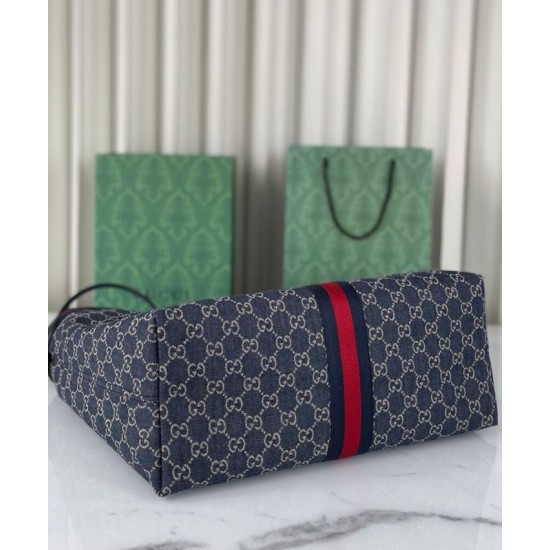 Fake Gucci Giglio Large Best Replica Tote Bag 853971 Blue Fake Gucci Giglio Large Best Replica Tote Bag 853971 Blue
