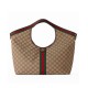Fake Gucci Giglio Large Best Replica Tote Bag 853971 Coffee/Blue Fake Gucci Giglio Large Best Replica Tote Bag 853971 Coffee/Blue