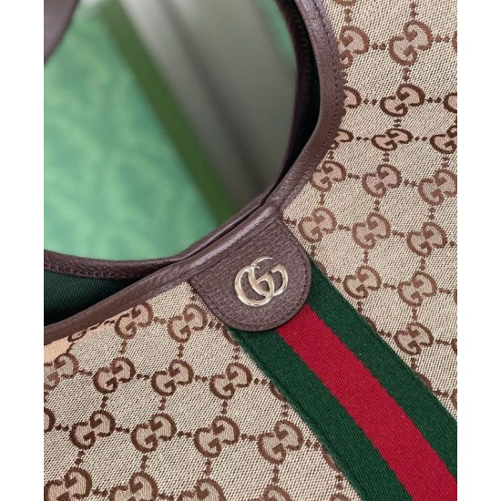 Fake Gucci Giglio Large Best Replica Tote Bag 853971 Coffee/Blue Fake Gucci Giglio Large Best Replica Tote Bag 853971 Coffee/Blue
