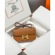 Fake Hermes Constance Elan Long Clutch Etoupe Epsom  Replica Hermes Bag Brown/Gray