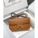 Fake Hermes Constance Elan Long Clutch Etoupe Epsom  Replica Hermes Bag Brown/Gray