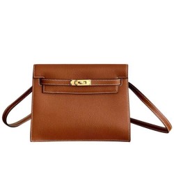 Hermes Kelly Replica Hermes Danse 22cm Belt Bag Coffee/ Gray