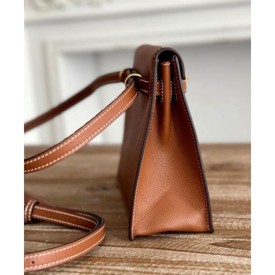 Hermes Kelly Replica Hermes Danse 22cm Belt Bag Coffee/ Gray
