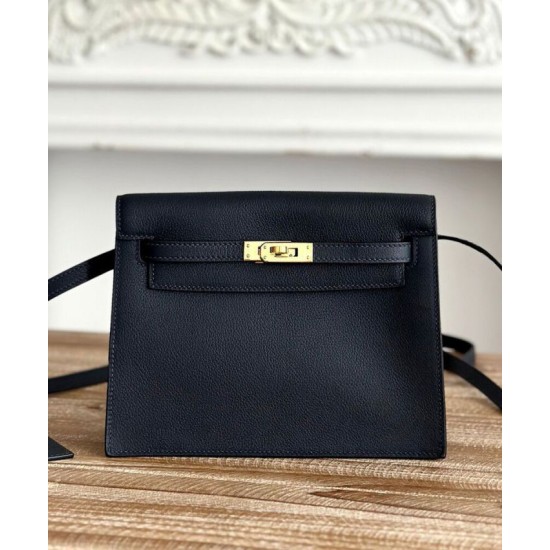 Fake Hermes Kelly Danse 22cm Best Replica Hermes Belt Bag Black