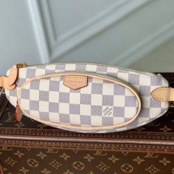 Replica Louis Vuitton Keepit Bag N00230 White