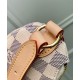 Replica Louis Vuitton Keepit Bag N00230 White Replica Louis Vuitton Keepit Bag N00230 White