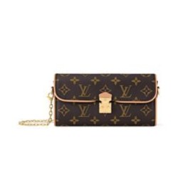 Fake Louis Vuitton Replica LV Pochette Camille Wallet M13566 Brown