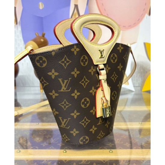 Fake Louis Vuitton Replica LV Rivage BB Bag M14680 Brown Fake Louis Vuitton Replica LV Rivage BB Bag M14680 Brown