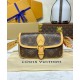 Louis Vuitton Best Replica LV Nano Diane Bag M83298 Brown Louis Vuitton Best Replica LV Nano Diane Bag M83298 Brown