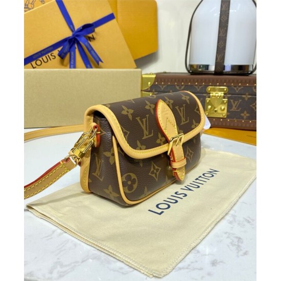 Louis Vuitton Best Replica LV Nano Diane Bag M83298 Brown Louis Vuitton Best Replica LV Nano Diane Bag M83298 Brown