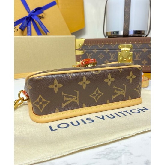 Louis Vuitton Best Replica LV Nano Diane Bag M83298 Brown Louis Vuitton Best Replica LV Nano Diane Bag M83298 Brown
