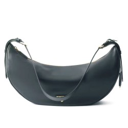 Fake Prada Demi-lune Large 1:1 Best Replica Shoulder Bag 1BC255 Black/White/Coffee