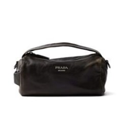 Fake Prada Nappa Shoulder Bag 2VH188 Dark Coffee Replica 
