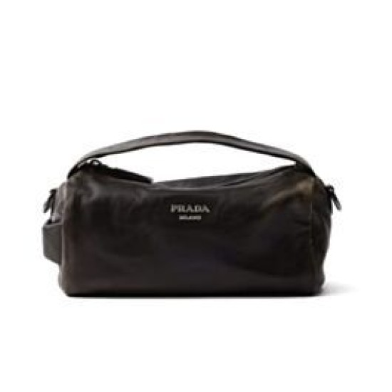 Fake Prada Nappa Shoulder Bag 2VH188 Dark Coffee Replica Fake Prada Nappa Shoulder Bag 2VH188 Dark Coffee Replica