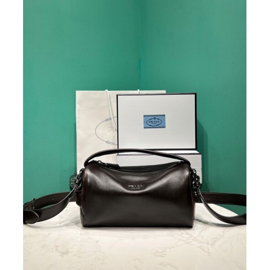 Fake Prada Nappa Shoulder Bag 2VH188 Dark Coffee Replica Fake Prada Nappa Shoulder Bag 2VH188 Dark Coffee Replica