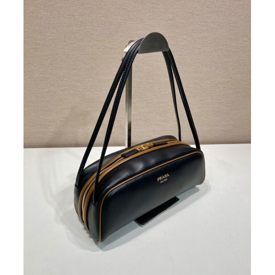 Prada Swing Smooth Best Replica Prada Shoulder Bag 1BC249 Black Fake Prada Swing Smooth Best Replica Prada Shoulder Bag 1BC249 Black Fake