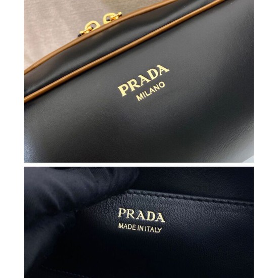 Prada Swing Smooth Best Replica Prada Shoulder Bag 1BC249 Black Fake Prada Swing Smooth Best Replica Prada Shoulder Bag 1BC249 Black Fake