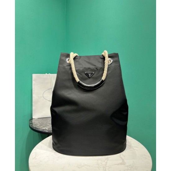 Replica Prada Mariner Medium Re-Nylon tote Bag 2VG133 Black/Coffee Replica Prada Mariner Medium Re-Nylon tote Bag 2VG133 Black/Coffee