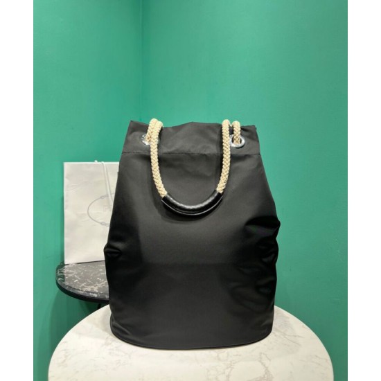 Replica Prada Mariner Medium Re-Nylon tote Bag 2VG133 Black/Coffee Replica Prada Mariner Medium Re-Nylon tote Bag 2VG133 Black/Coffee