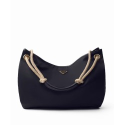 Best Replica Prada Mariner large Re-Nylon Shoulder Bag 1BC244 Black/Coffee Fake