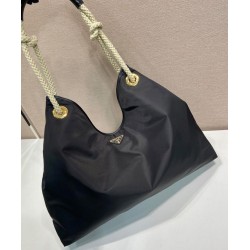Best Replica Prada Mariner large Re-Nylon Shoulder Bag 1BC244 Black/Coffee Fake Best Replica Prada Mariner large Re-Nylon Shoulder Bag 1BC244 Black/Coffee Fake
