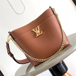 Replica Louis Vuitton Lock and Walk Bag Brown Clone