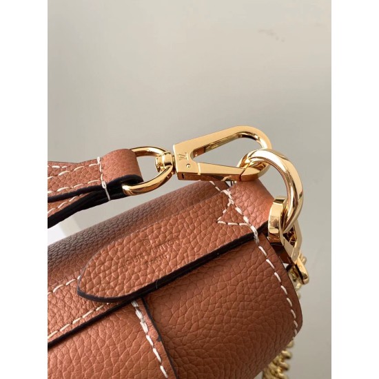 Replica Louis Vuitton Lock and Walk Bag Brown Clone Replica Louis Vuitton Lock and Walk Bag Brown Clone