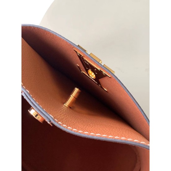 Replica Louis Vuitton Lock and Walk Bag Brown Clone Replica Louis Vuitton Lock and Walk Bag Brown Clone